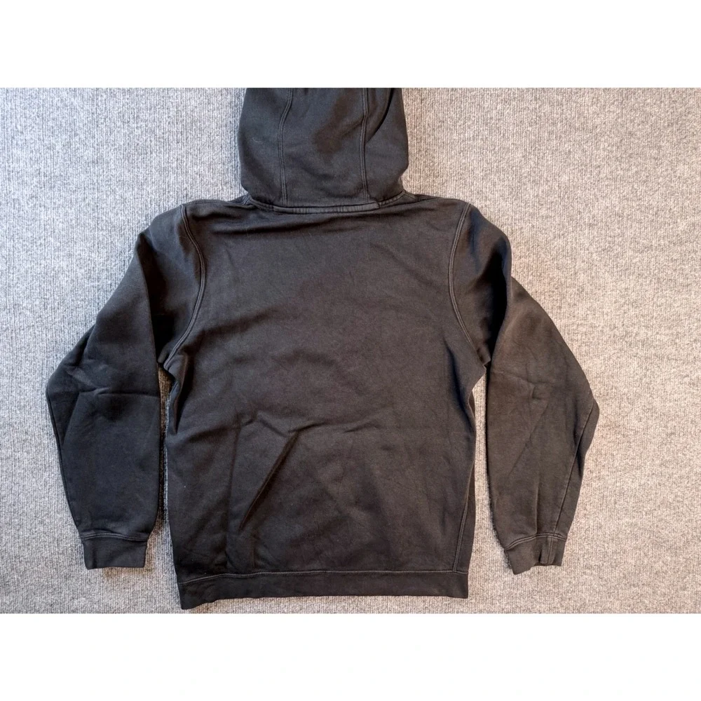 Nike Baseball Hoodie Mens Small Black Fleece Pullover Graphic Sweatshirt